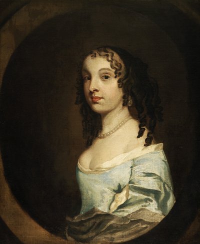 Porträt einer Dame in Blau von Peter Lely